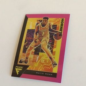 Malik monk on  the Charlotte hornets flux basketball 2020 2021 panini